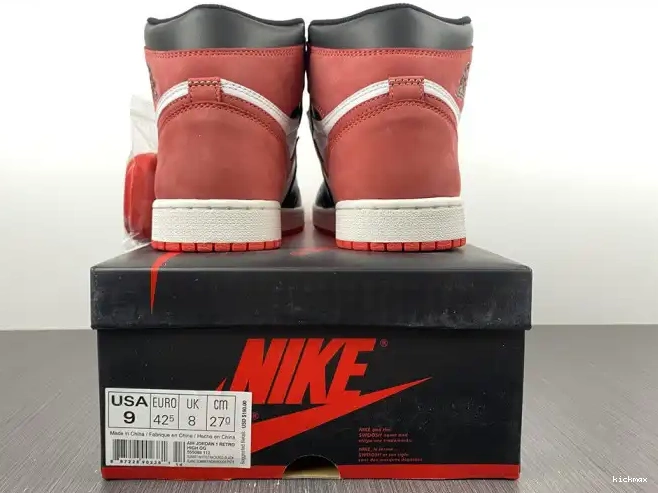 Rep Red' Jordan 1 Air OG Retro 555088-112 'Track High 0609